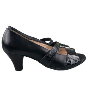 Beautifeel EU 39 (US 8-8.5) Tessa Black Leather Mary Jane High Heels $358